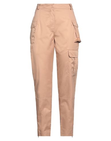 Twenty Easy By Kaos Woman Pants Camel Size 8 Cotton In Beige