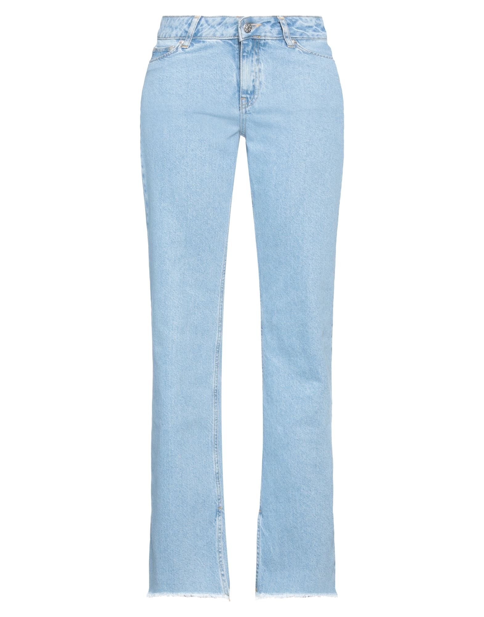 Na-kd Woman Jeans Blue Size 8 Polyester, Cotton