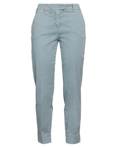 Peserico Woman Pants Pastel Blue Size 6 Cotton, Elastane
