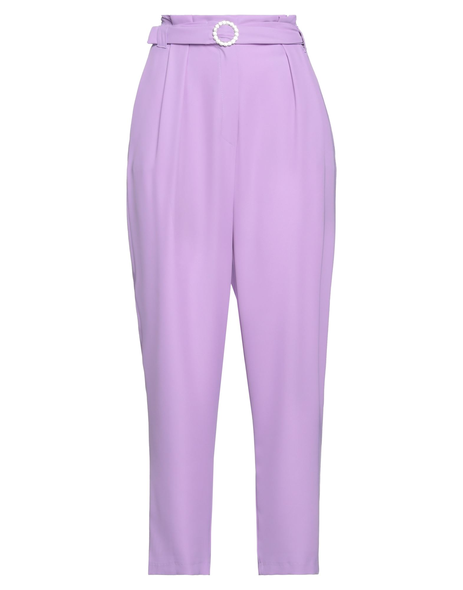 Shop Twenty Easy By Kaos Woman Pants Light Purple Size 4 Polyester, Elastane