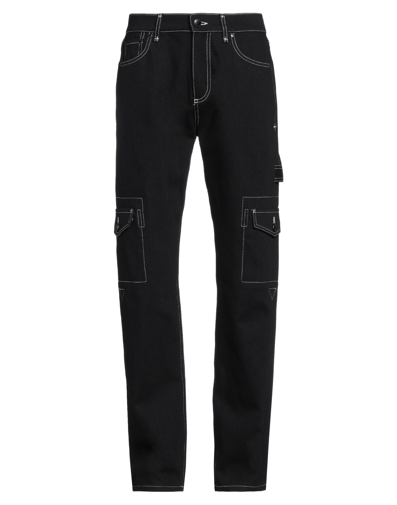 Shop Burberry Man Jeans Black Size 29 Cotton