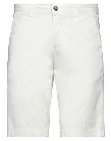 Groowe Man Shorts & Bermuda Shorts White Size 30 Cotton, Elastane