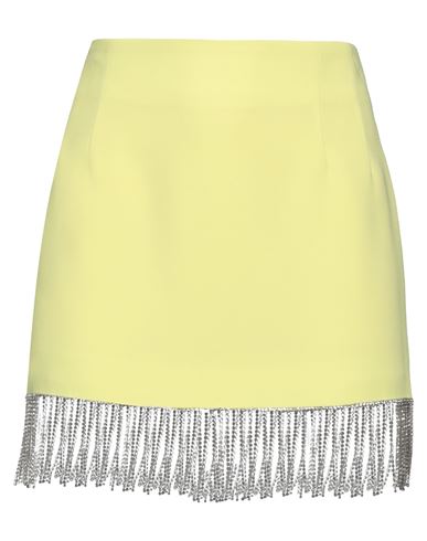 Shop Forte Dei Marmi Couture Woman Mini Skirt Yellow Size 6 Polyester