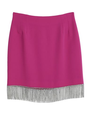 Forte Dei Marmi Couture Woman Mini Skirt Fuchsia Size 6 Polyester In Pink