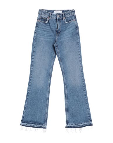 Topshop Woman Denim Pants Blue Size 32w-32l Cotton