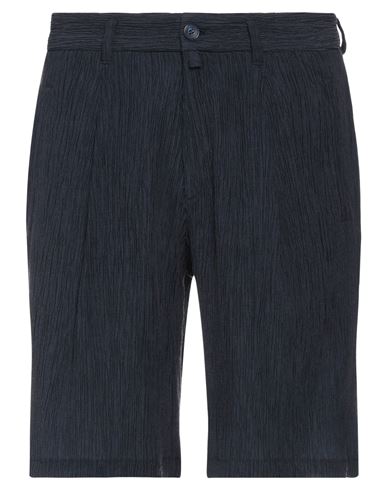 Emporio Armani Man Shorts & Bermuda Shorts Midnight Blue Size 38 Viscose, Polyester, Elastane