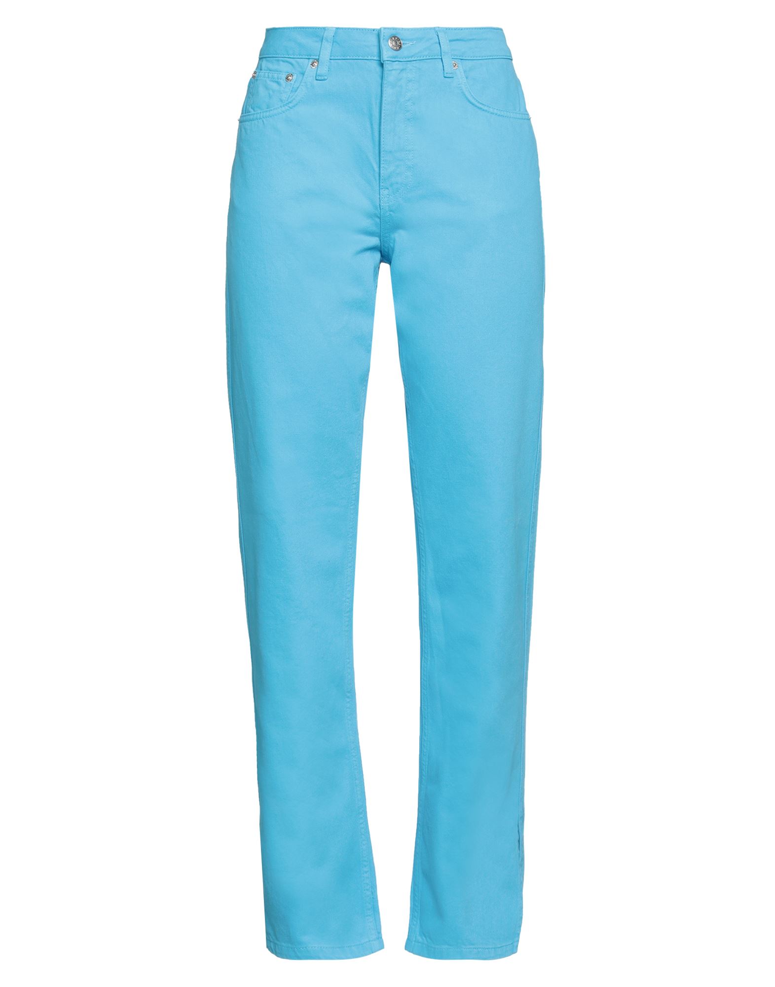Na-kd Woman Pants Azure Size 4 Cotton In Blue