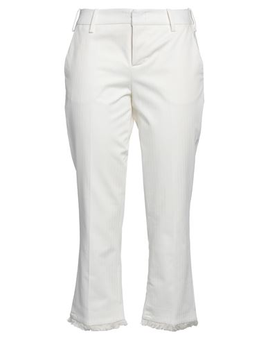 Zadig & Voltaire Woman Cropped Pants Ivory Size 6 Cotton, Elastane In White