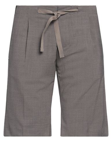 Entre Amis Man Shorts & Bermuda Shorts Dove Grey Size 31 Virgin Wool, Polyester, Elastane In Grey