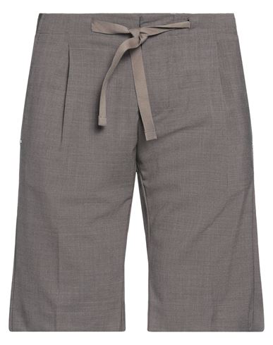 ENTRE AMIS ENTRE AMIS MAN SHORTS & BERMUDA SHORTS DOVE GREY SIZE 31 VIRGIN WOOL, POLYESTER, ELASTANE