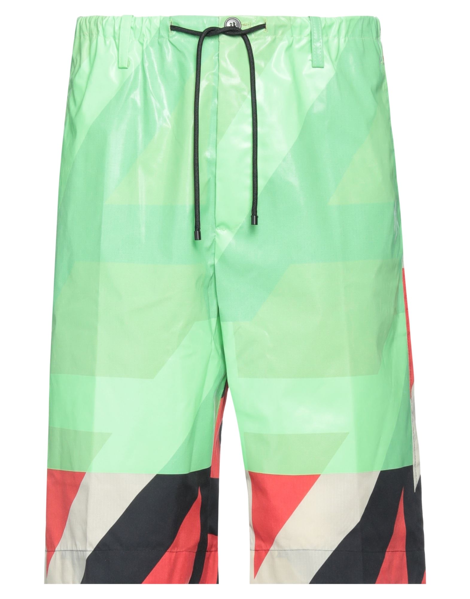 Dries Van Noten Man Shorts & Bermuda Shorts Light Green Size 34 Polyamide