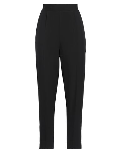 Siste's Woman Pants Black Size S Polyester, Elastane