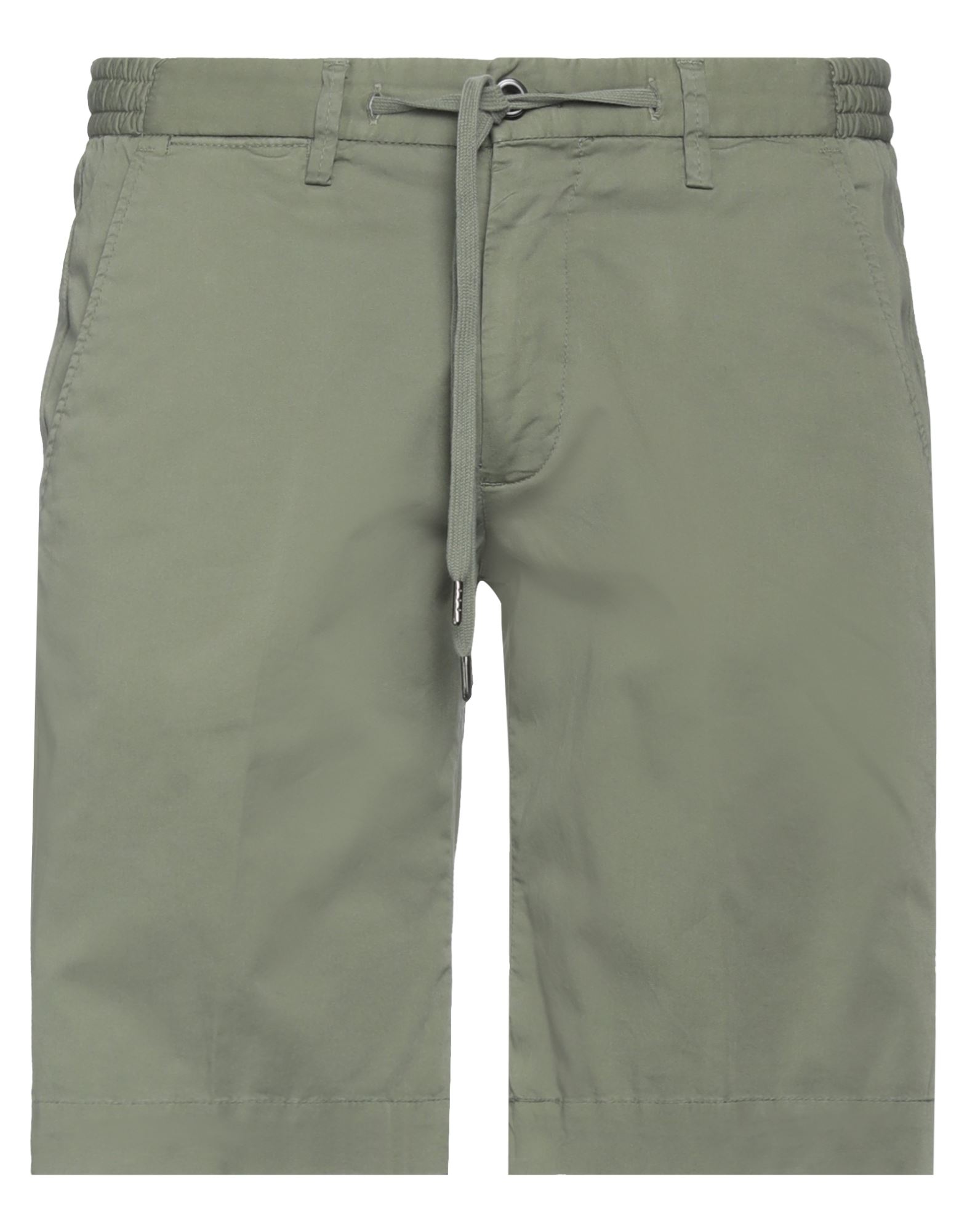 Quattro.decimi Quattro. Decimi Man Shorts & Bermuda Shorts Military Green Size 30 Cotton, Elastane