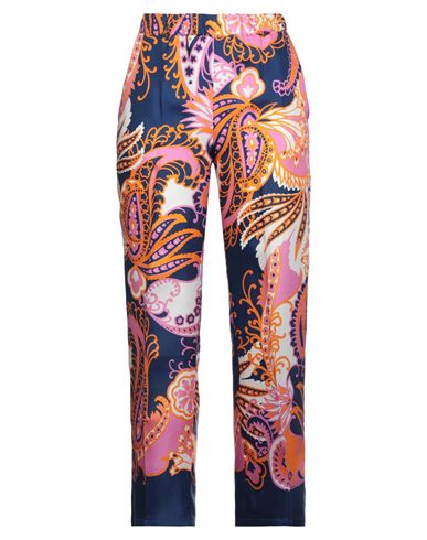 True Royal Woman Pants Navy Blue Size 8 Silk