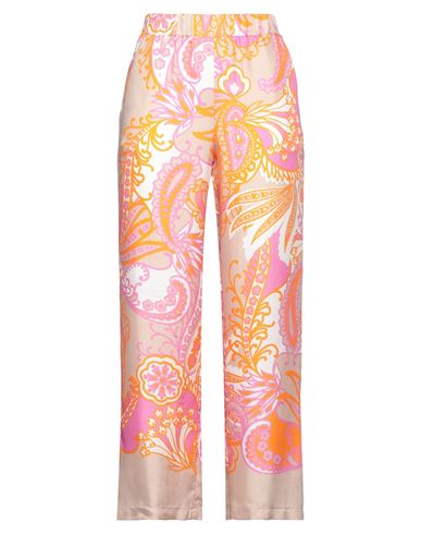 True Royal Woman Pants Fuchsia Size 4 Silk In Pink