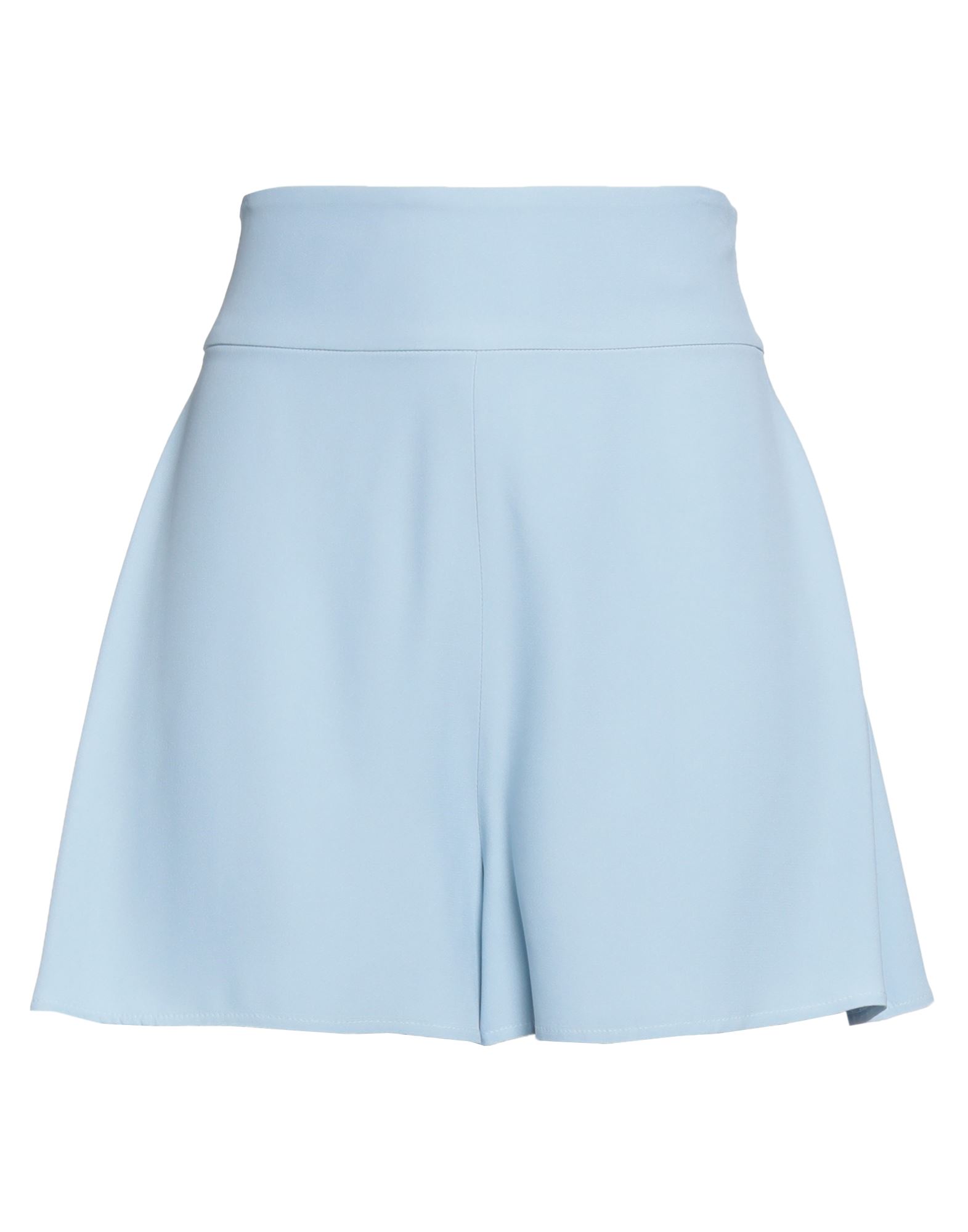 Federica Tosi Woman Shorts & Bermuda Shorts Light Blue Size 6 Acetate, Viscose