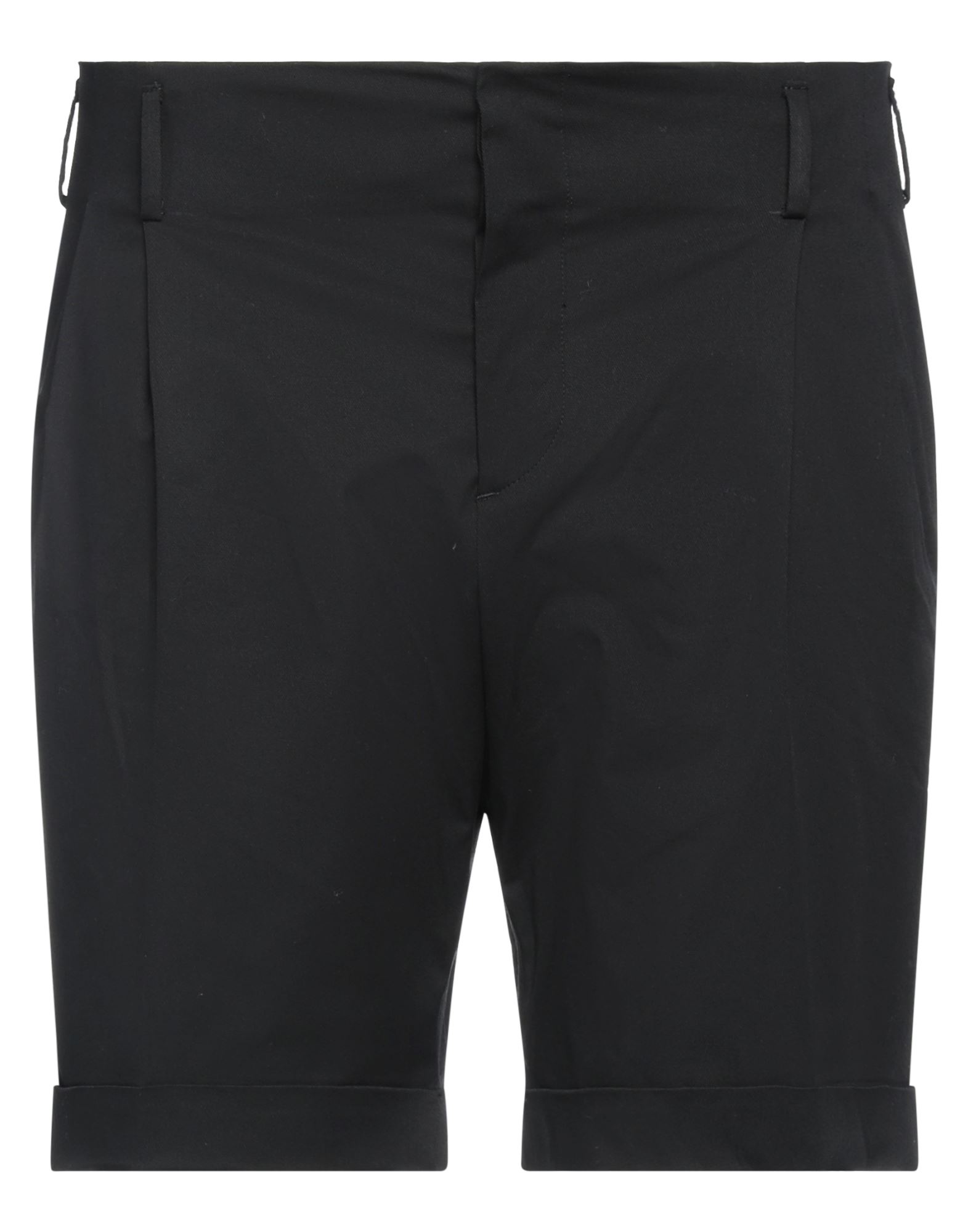 Brian Dales Man Shorts & Bermuda Shorts Black Size 38 Cotton, Elastane