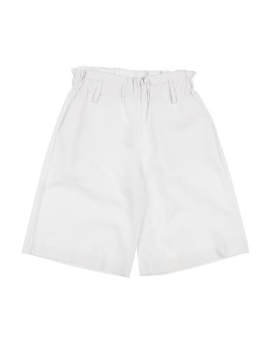 Y-clù Babies'  Toddler Girl Shorts & Bermuda Shorts White Size 7 Cotton, Polyester, Elastane