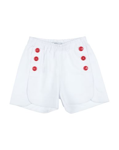 Y-clù Babies'  Toddler Girl Shorts & Bermuda Shorts White Size 6 Cotton, Polyester, Elastane