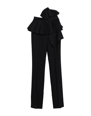 Alexander Mcqueen Woman Pants Black Size 6 Wool, Silk, Polyamide, Cotton