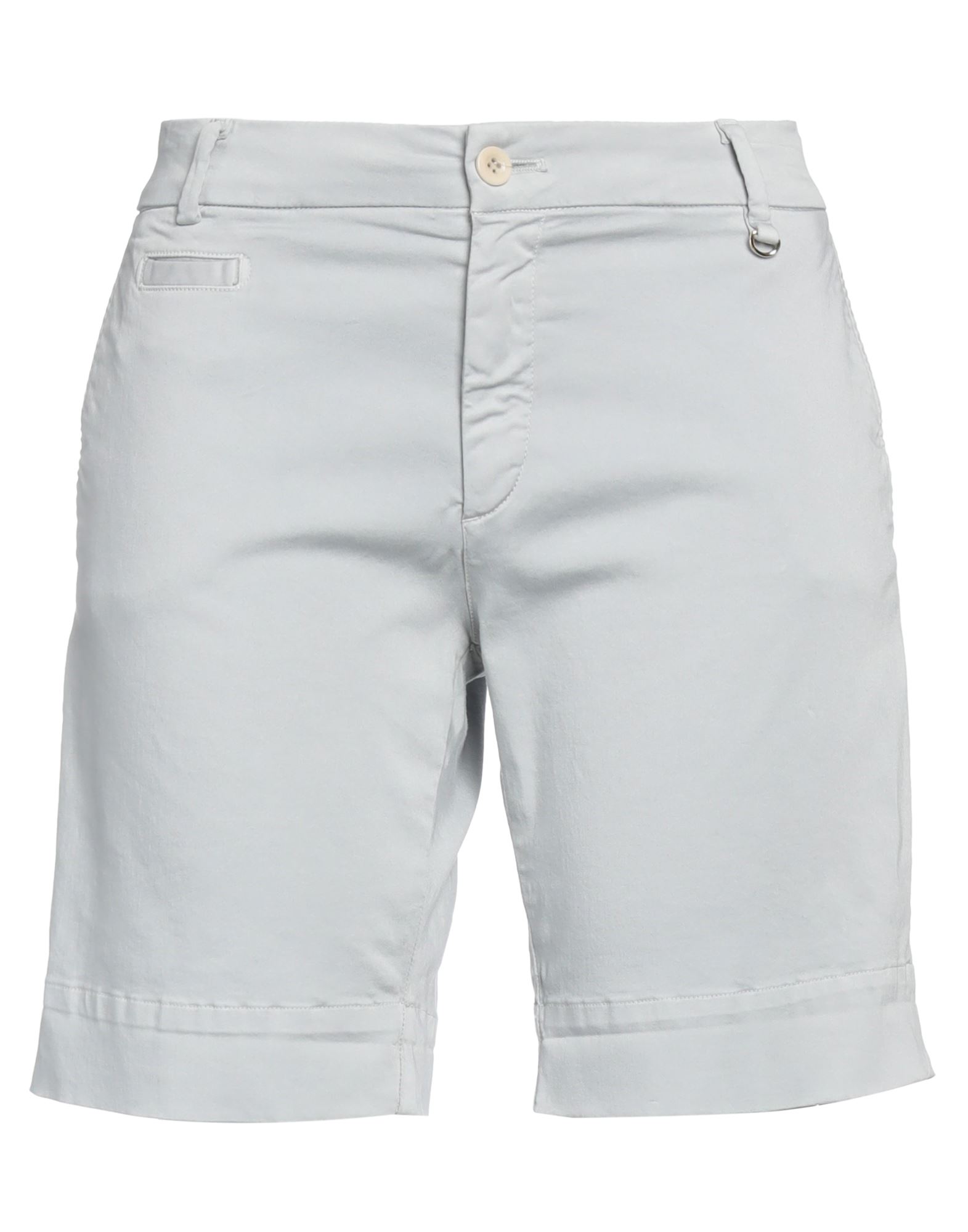 Mason's Woman Shorts & Bermuda Shorts Light Grey Size 6 Cotton, Elastane