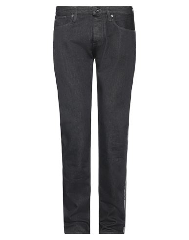 Emporio Armani Man Denim Pants Black Size 29w-32l Cotton