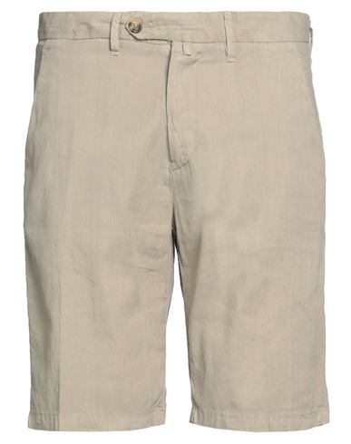Homeward Clothes Man Shorts & Bermuda Shorts Beige Size 30 Linen, Cotton, Elastane
