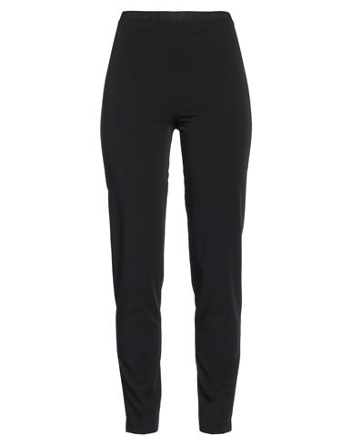 Mantovani Woman Pants Black Size 12 Polyester, Lycra