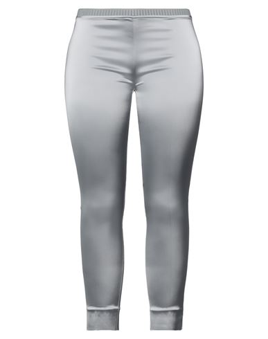 Shop Mantovani Woman Pants Light Grey Size 6 Acetate, Elastane