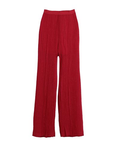 Pierantonio Gaspari Woman Pants Red Size 10 Polyester, Viscose