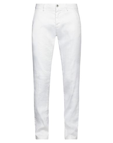 Mason's Man Pants White Size 38 Linen, Cotton, Elastane