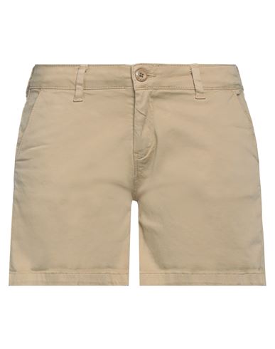 Le Temps Des Cerises Woman Shorts & Bermuda Shorts Sand Size 27 Cotton, Elastane In Beige