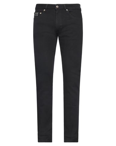 Shop Versace Jeans Couture Man Jeans Black Size 32 Cotton, Elastane