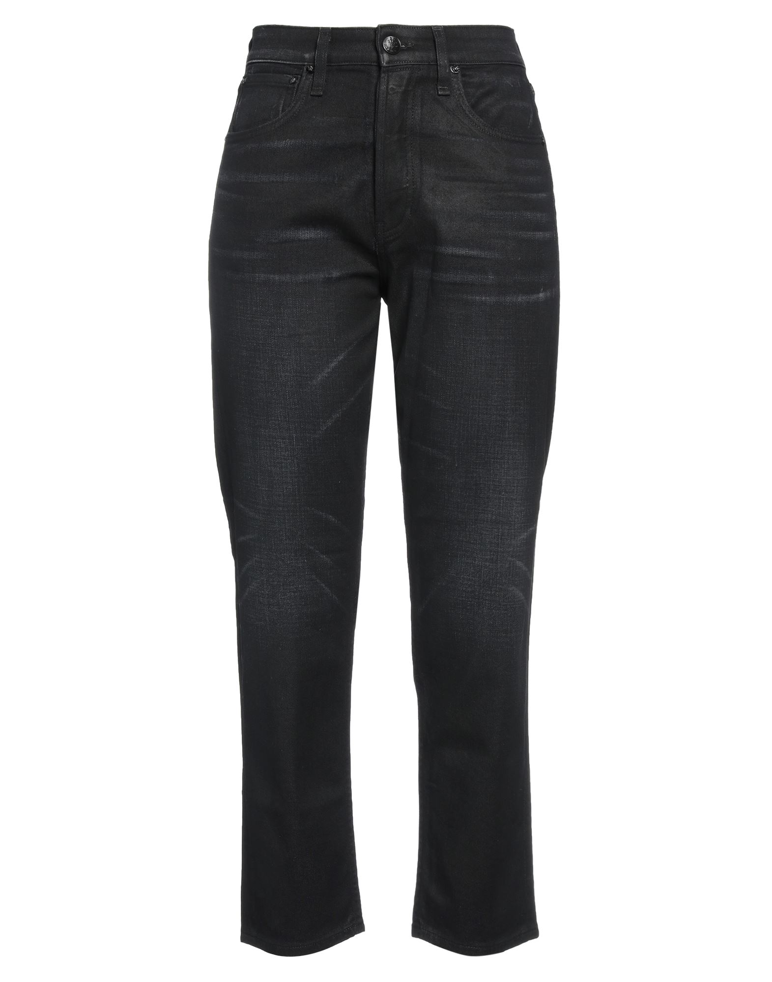 Rag & Bone Woman Jeans Black Size 23 Cotton, Polyester, Elastane