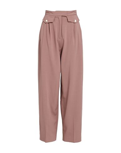 Topshop Woman Pants Pastel Pink Size 12 Polyester, Elastane