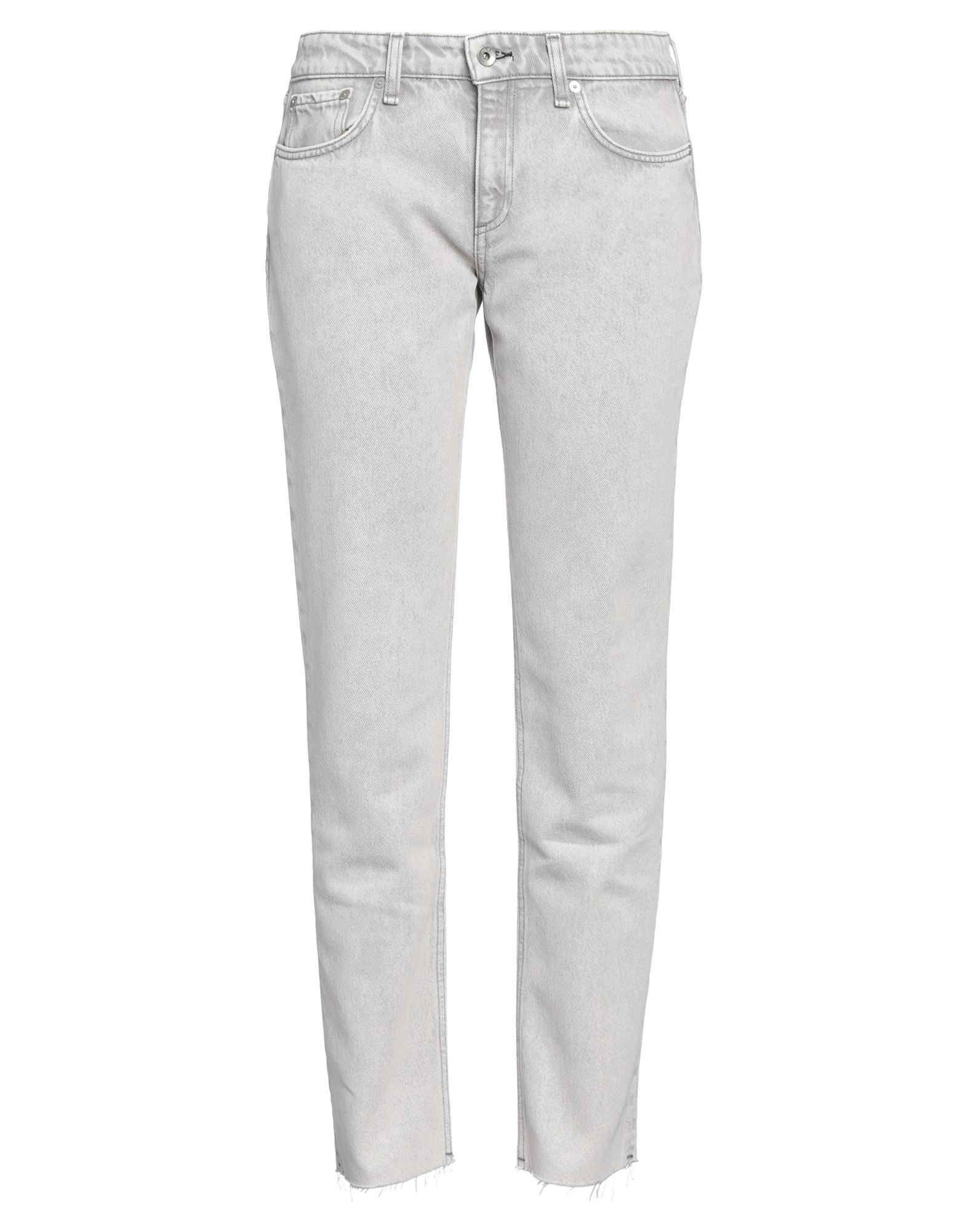 Rag & Bone Woman Jeans Grey Size 27 Cotton, Textile Fibers