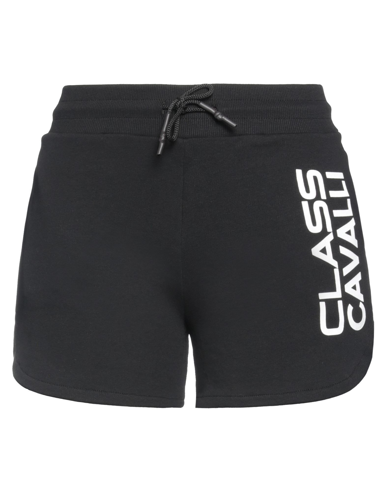 Cavalli Class Woman Shorts & Bermuda Shorts Black Size Xl Cotton