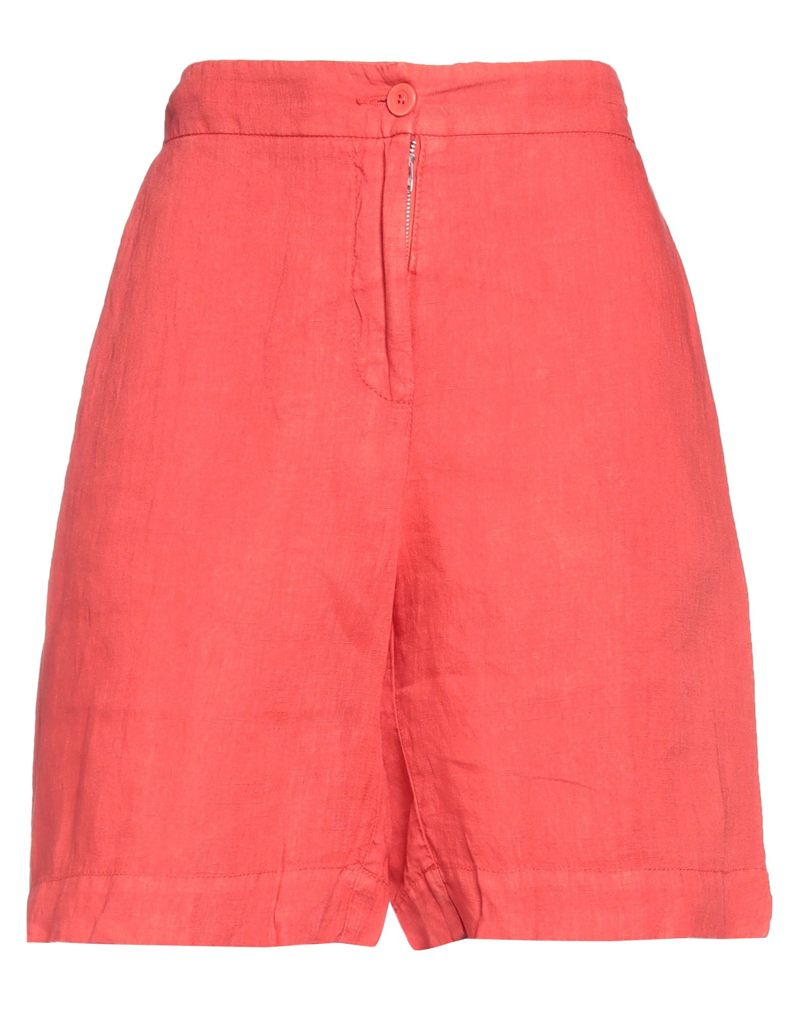 Bellwood Woman Shorts & Bermuda Shorts Red Size 6 Linen