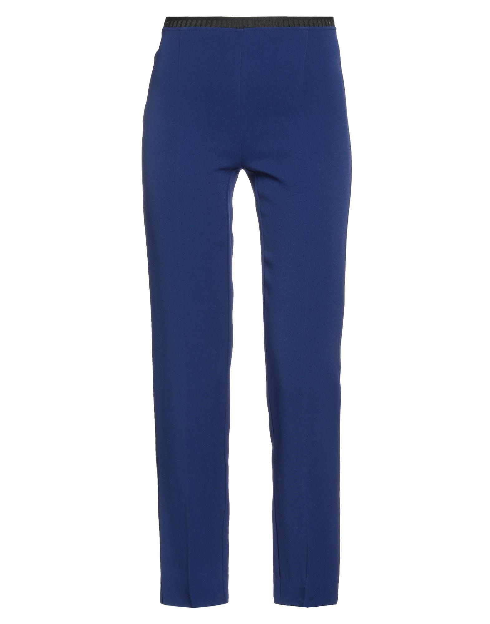 Rose & Lini Woman Pants Bright Blue Size 8 Acetate, Viscose, Lycra