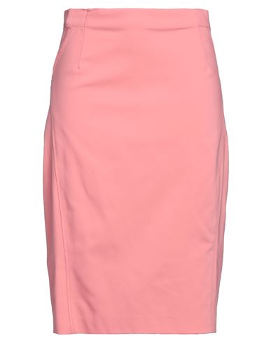 Diana Gallesi Woman Midi Skirt Pink Size 10 Cotton, Polyamide, Elastane