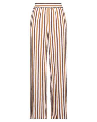 Shop Suoli Woman Pants Brown Size 8 Viscose, Polyester