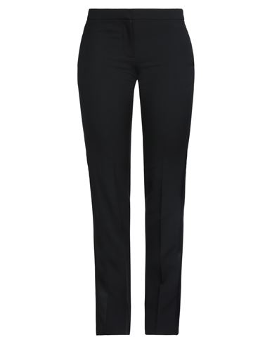 Alexander Mcqueen Woman Pants Black Size 8 Wool, Silk, Polyamide, Polyester