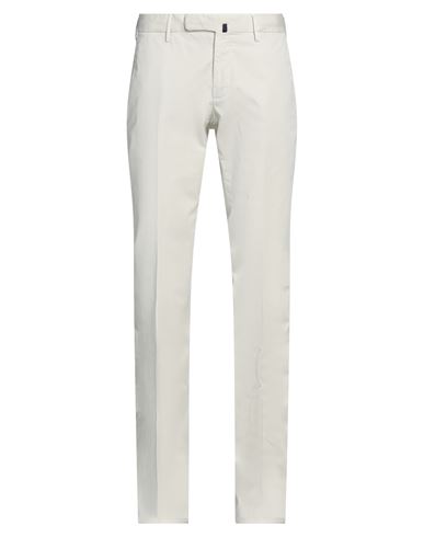Incotex Man Pants Ivory Size 28 Cotton, Elastane In White