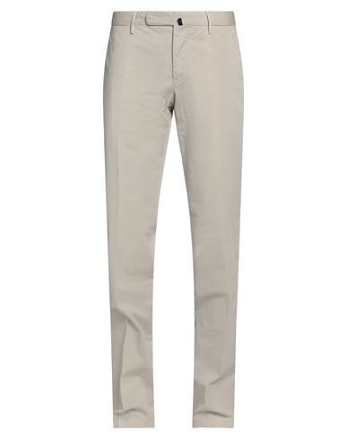 Incotex Man Pants Sage Green Size 40 Cotton, Elastane In Sage Green
