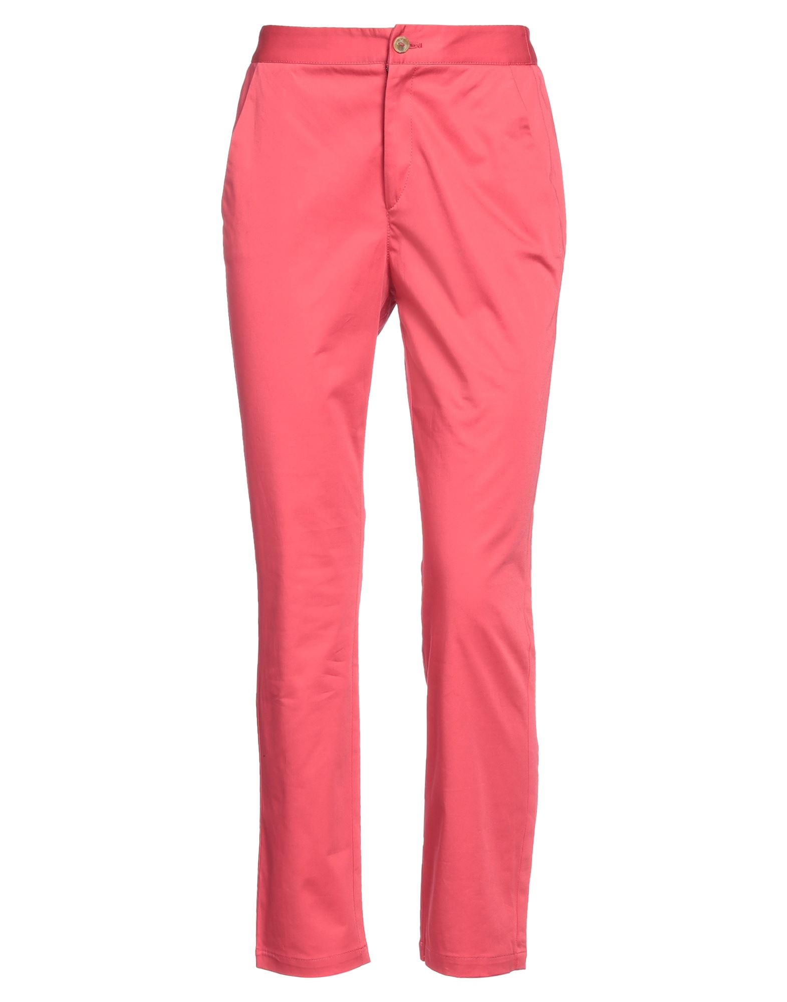 BARBA NAPOLI BARBA NAPOLI WOMAN PANTS CORAL SIZE 10 COTTON, ELASTANE