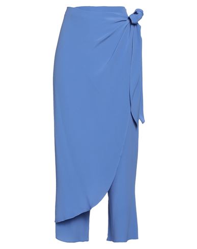 Jucca Woman Pants Light Blue Size 4 Acetate, Silk