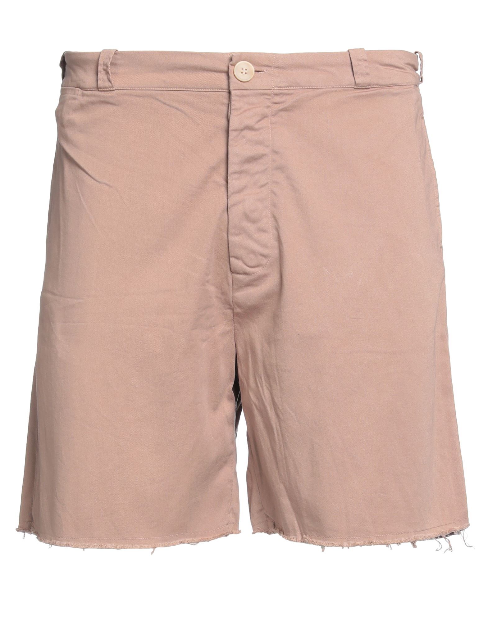 Bsbee Man Shorts & Bermuda Shorts Light Brown Size 33 Cotton In Beige
