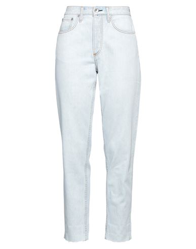 Rag & Bone Woman Jeans Blue Size 25 Cotton, Polyurethane In Blue