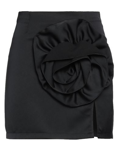 Odì Odì Woman Mini Skirt Black Size L Polyester