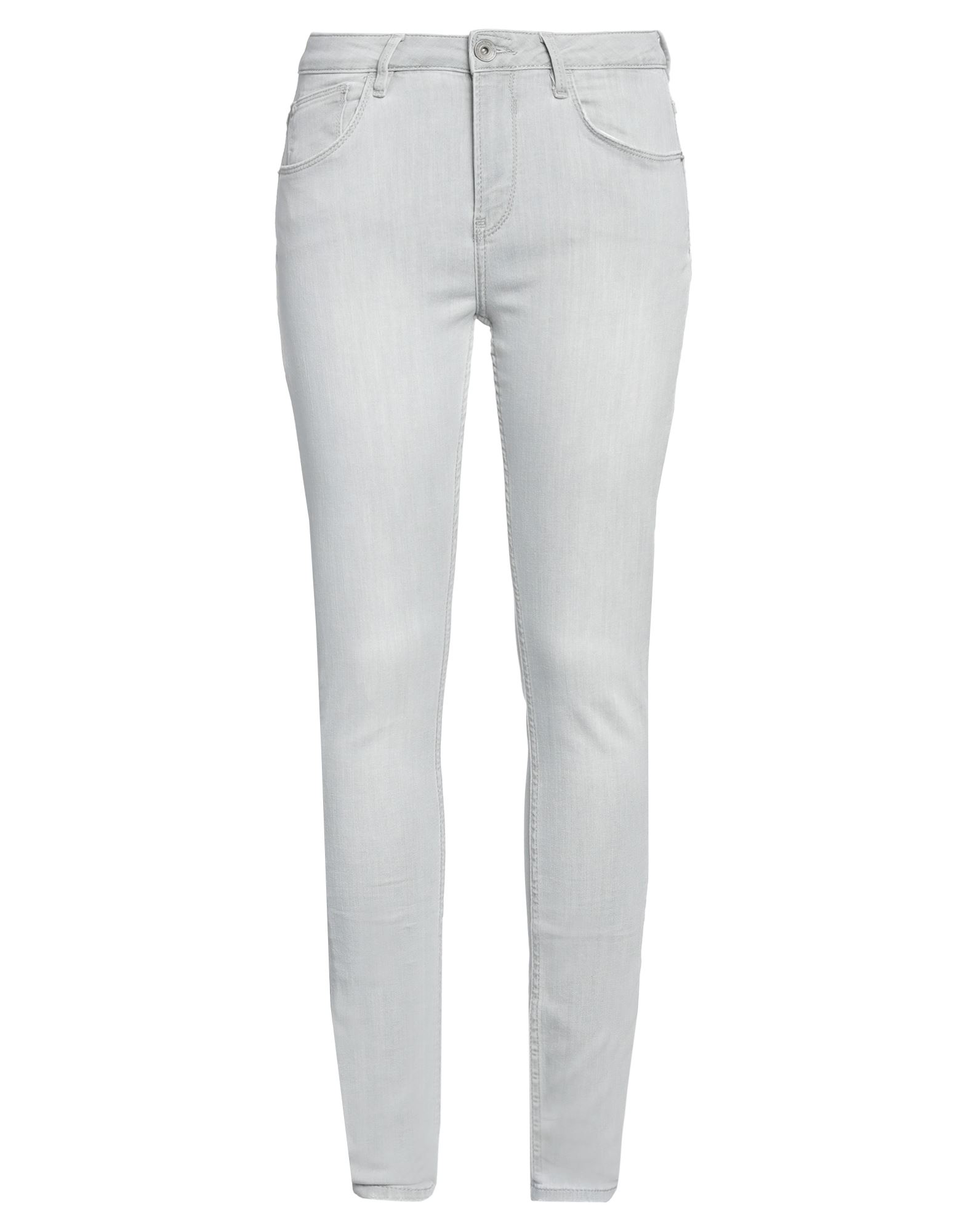 Shop Garcia Woman Jeans Light Grey Size 32w-32l Cotton, Polyester, Elastane